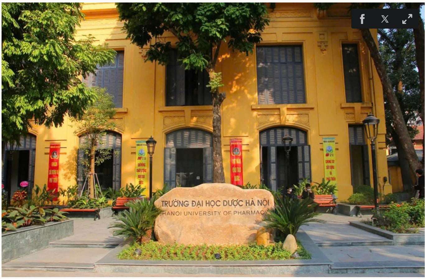 Đại học Dược Hà Nội. Ảnh: Fanpage HUP