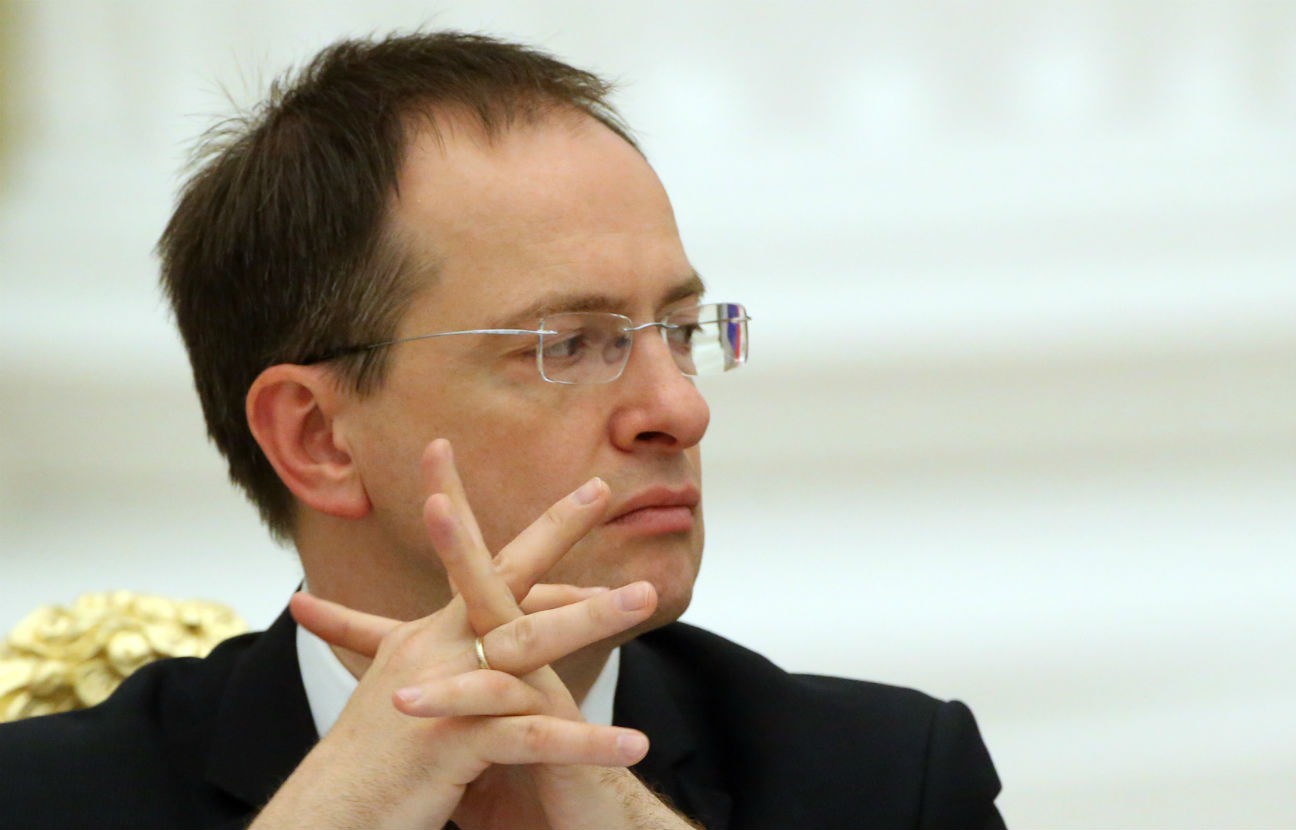 Trưởng đoàn đàm phán Nga tại Istanbul Vladimir Medinsky. Ảnh: Getty