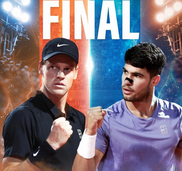 Sinner sắp chạm trán Alcaraz ở chung kết Rome Open