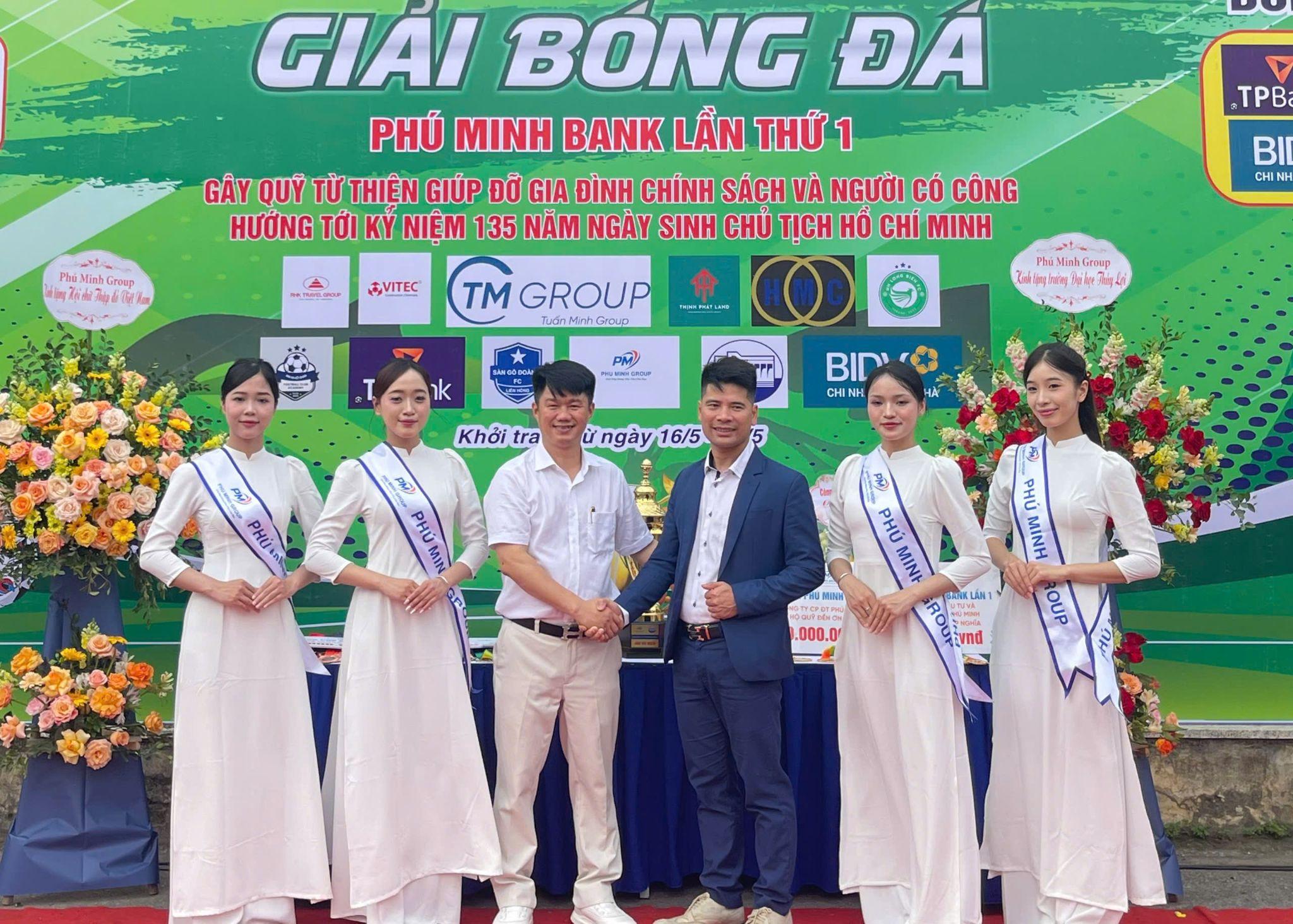 Ông Trần Thiên Tường - Chủ tịch Tập đoàn Phú Minh gửi lời tri ân sâu sắc tới các đơn vị nhà tài trợ