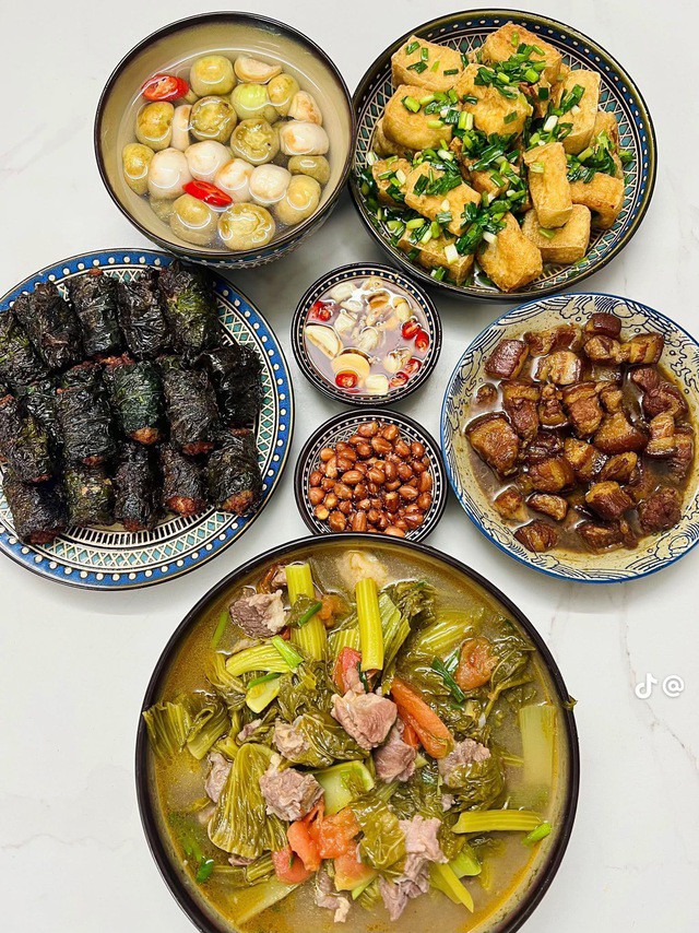 Bữa tối ấm cúng với món ngon dễ làm.