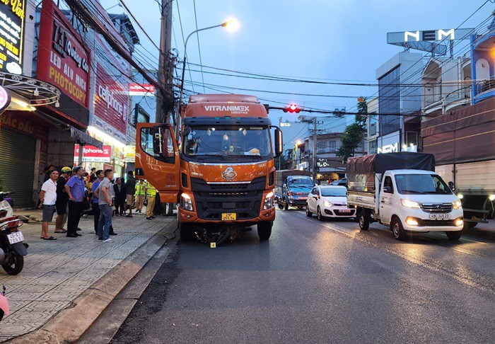 Hiện trường vụ tai nạn.