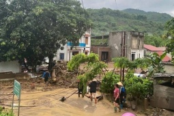 Mưa lớn khiến nhiều người mất tích ở Bắc Kạn