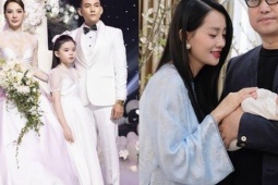 Sao Việt công khai có con trong đám cưới: Có người giấu ái nữ tới năm 9 tuổi, Quỳnh Chi lần đầu có bầu ở tuổi U40