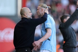 Haaland tiếp tục tịt ngòi chung kết cho Man City, xung khắc lối chơi với Guardiola