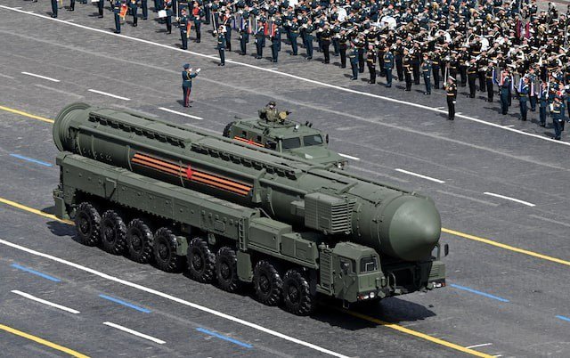 Hệ thống tên lửa đạn đạo xuyên lục địa Yars của Nga. (Ảnh: Reuters)