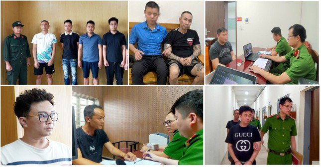 Cơ quan chức năng làm việc với các đối tượng trong vụ án