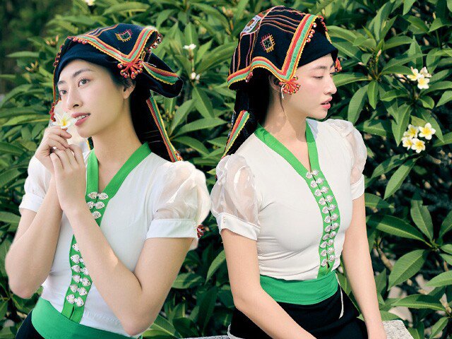 Xuất hiện cô gái đồng bào Thái mặc đồ truyền thống độc đáo đẹp phát sáng, hoá ra là "Hoa hậu Tiến sĩ" đình đám - 1