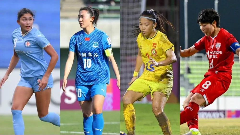 Bốn ngôi sao của bốn đại diện bán kết AFC Champions League,Huỳnh Như được AFC ví là "huyền thoại". Ảnh: AFC
