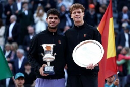 Alcaraz hạ Sinner đăng quang Rome Open, tự tin bảo vệ ngôi vương Roland Garros