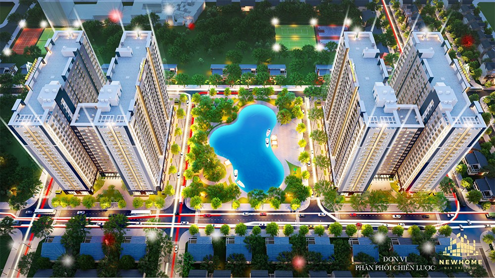 Yên Bình Complex ghi nhận tỷ lệ hấp thụ tốt kể từ khi mở bán (phối cảnh 2 tòa dự án Yên Bình Complex)