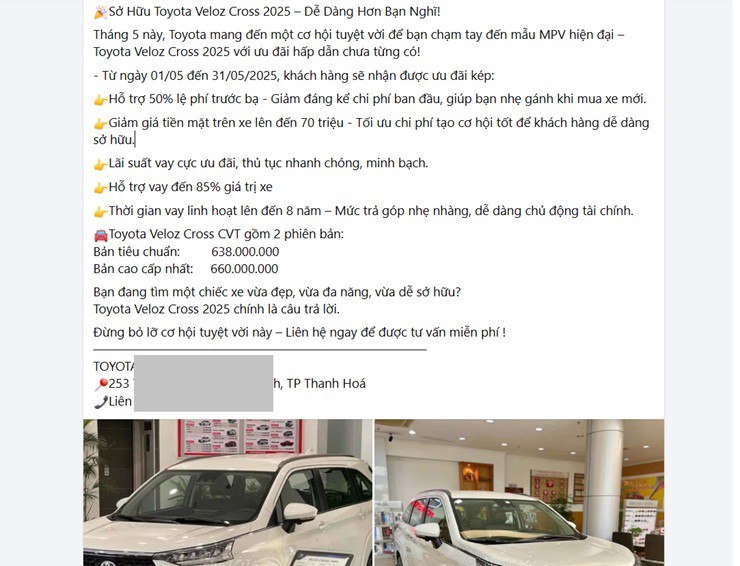 Hãng xe Nhật tung khuyến mãi Veloz Cross - 1