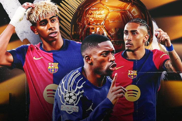 Dembele có thể vượt qua cặp đôi của Barcelona để giành danh hiệu "Quả bóng vàng 2025"
