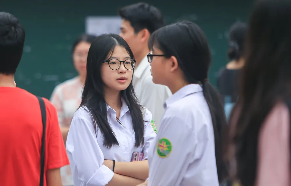 Rất nhiều học sinh lớp 9 có chứng chỉ IELTS đã trúng tuyển sớm vào Trường THPT Phan Huy Chú. Ảnh minh họa. TT