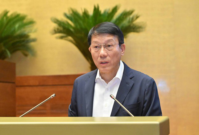 Bộ trưởng Bộ Công an Lương Tam Quang. Ảnh: QH