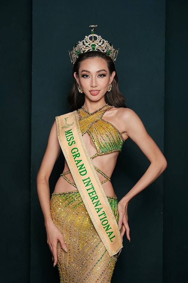 Hoa hậu Thùy Tiên khi đăng quang.