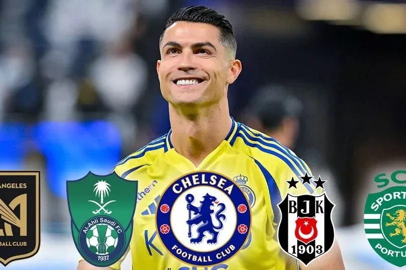 5 lựa chọn CLB mới của Ronaldo, trong đó bất ngờ có Chelsea. ẢNH: GETTY