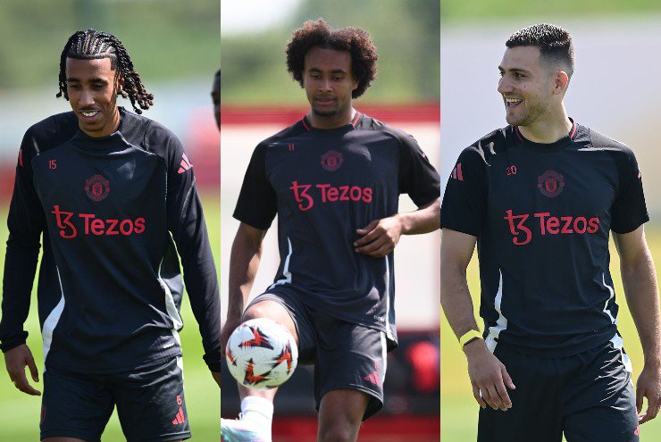 Yoro, Zirkzee và Dalot đều đã trở lại tập luyện trước thềm chung kết Europa League