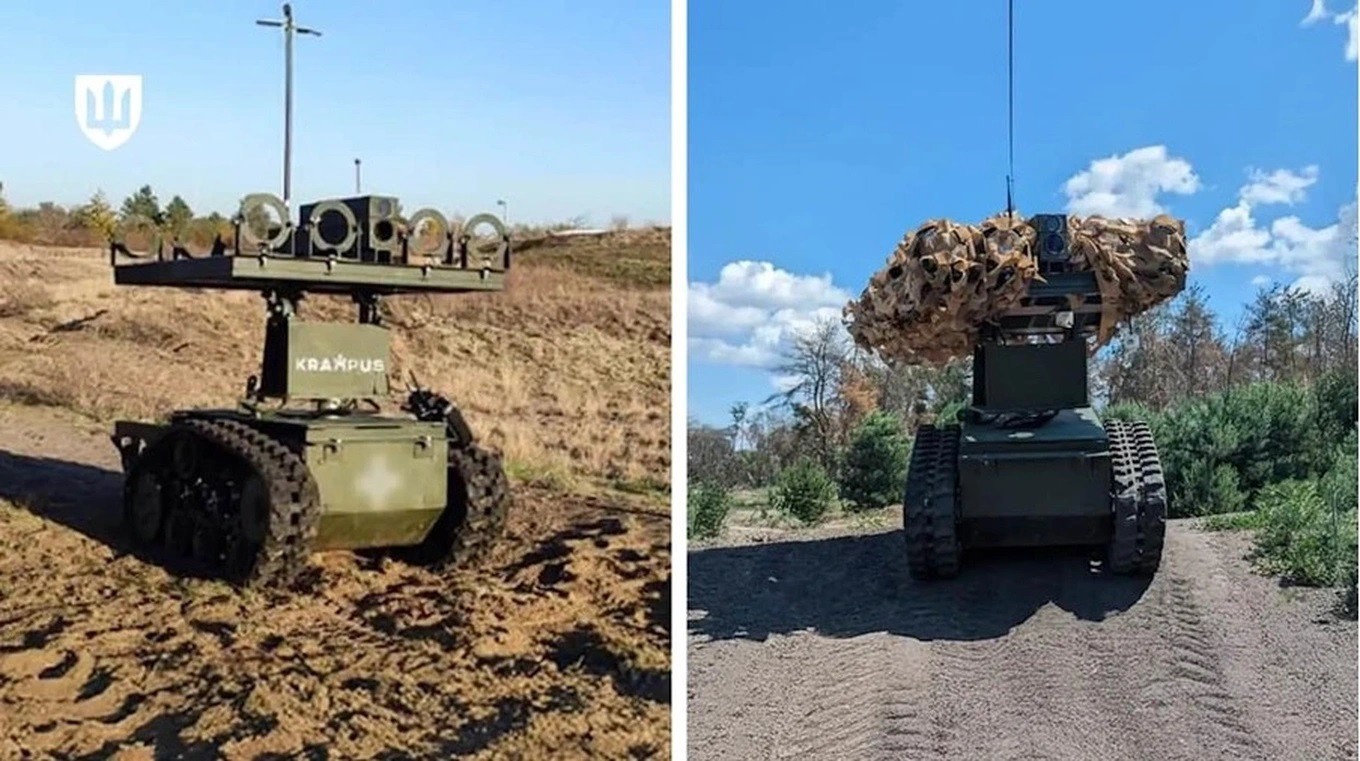 Robot KRAMPUS của Ukraine (ảnh: Kyiv Post)