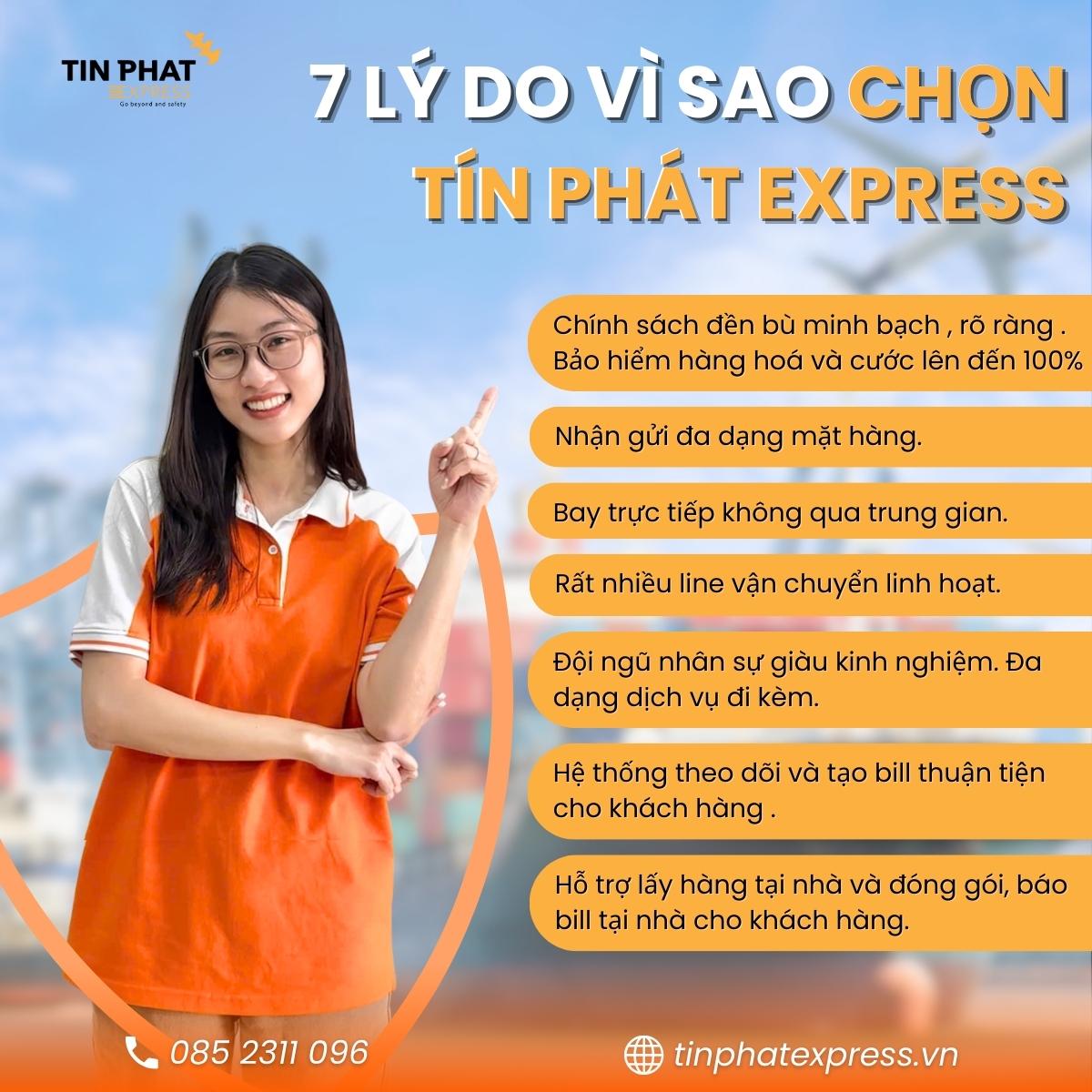 Tín Phát Express cung cấp giải pháp toàn diện - an toàn và bền vững cho khách hàng.