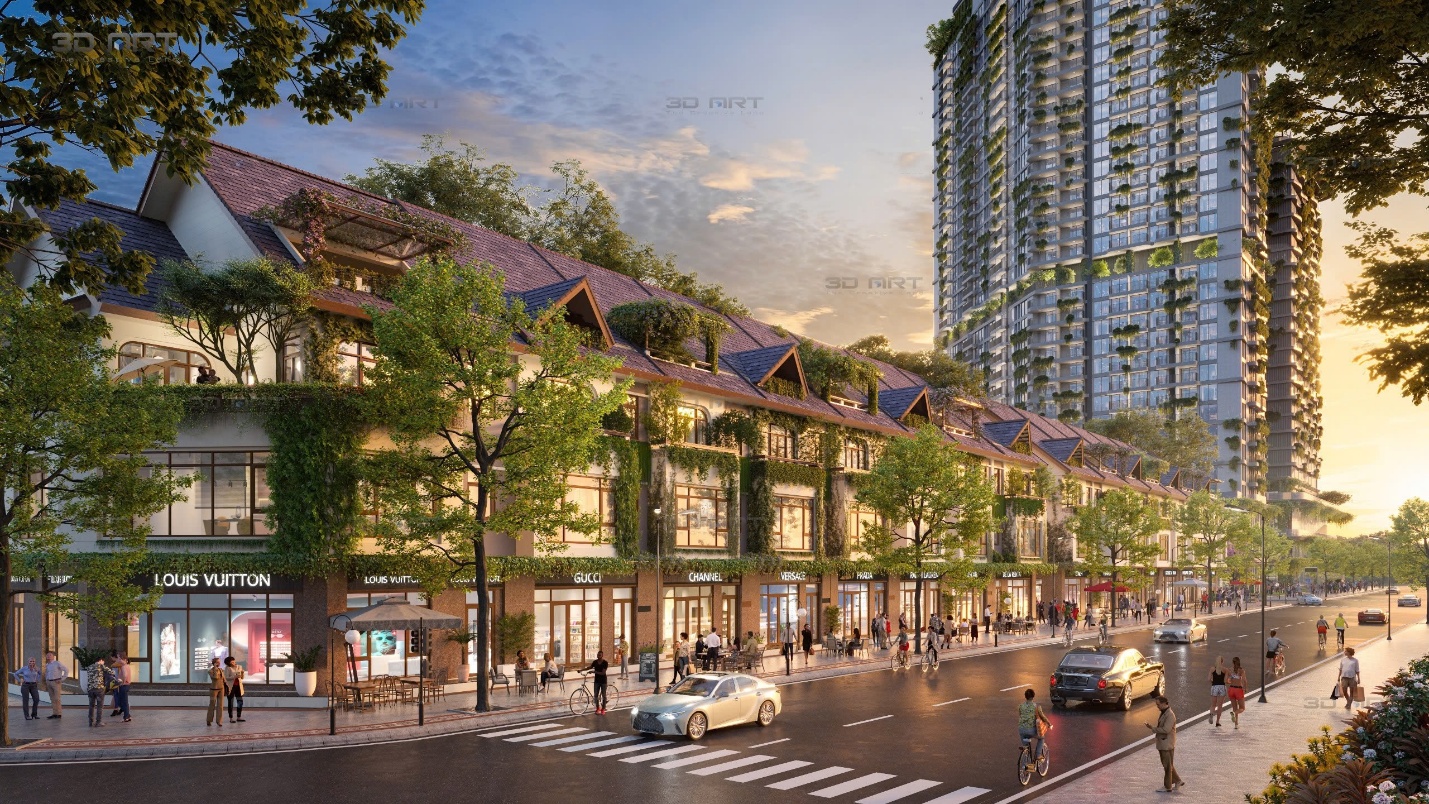 Phối cảnh thiết kế hiện đại và sang trọng của dự án EcoPalace Buôn Ma Thuột.