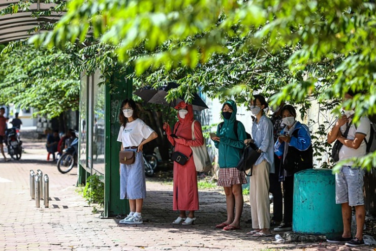 Miền Bắc nắng nóng.