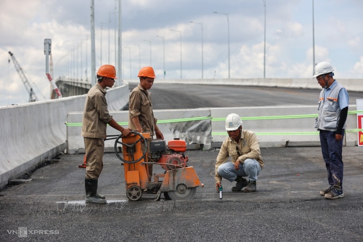 Cầu Nhơn Trạch lớn nhất Vành đai 3 TP HCM trước thời điểm khai thác - 9