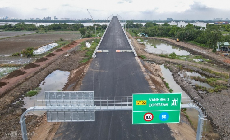 Cầu Nhơn Trạch lớn nhất Vành đai 3 TP HCM trước thời điểm khai thác - 7