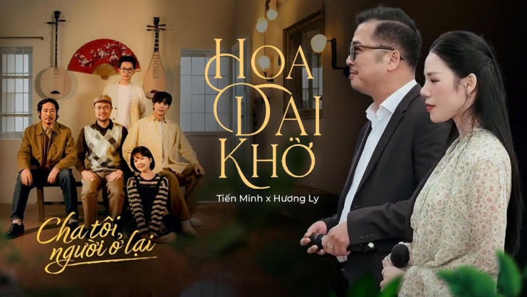 Nhạc phim "Cha tôi, người ở lại" được chính tác giả Phùng Tiến Minh và ca sĩ Hương Ly thể hiện.