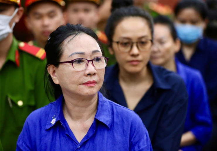 Bị cáo Trương Mỹ Lan tại tòa - Ảnh: Hoàng Triều