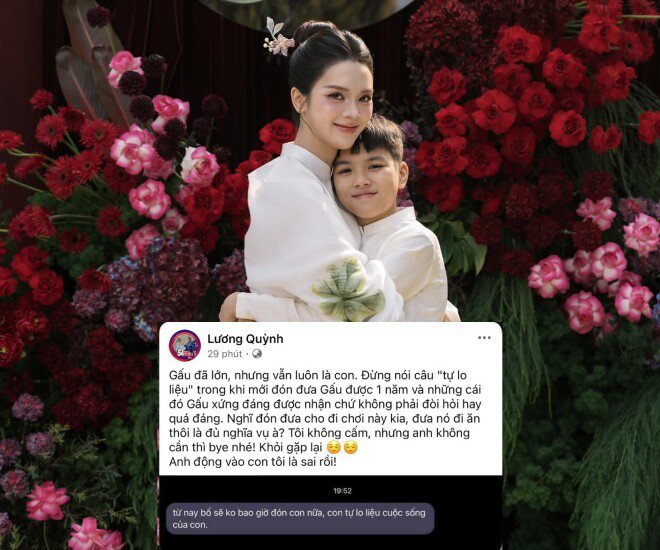 Quỳnh Lương nổi giận khi con trai riêng bị bố ruột đối xử phũ phàng, dành "lời có cánh" cho người mới của chồng cũ - 1