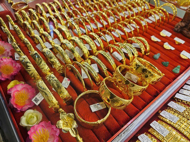 Giá vàng trong nước tăng trở lại