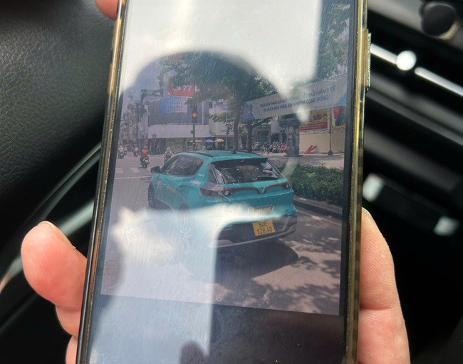 Ô tô công nghệ trong vụ việc.