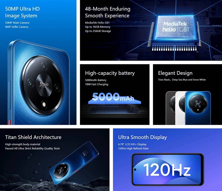 Thông số một trong những mẫu smartphone mới của Meizu.
