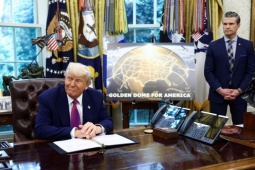 Nga - Trung Quốc lên tiếng về hệ thống lá chắn  " Vòm Vàng "  của ông Trump