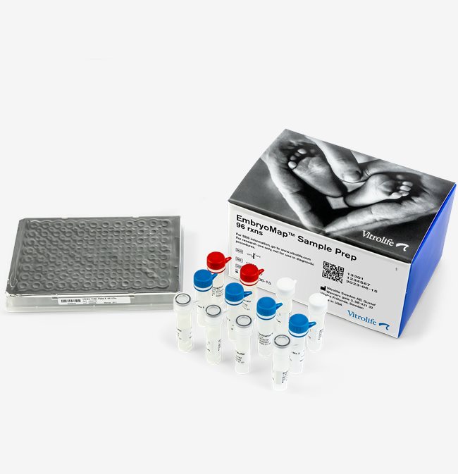 Mẫu kit EmbryoMap - công nghệ xét nghiệm PGT-A thế hệ mới do Vitrolife phát triển. Ảnh: DNCC