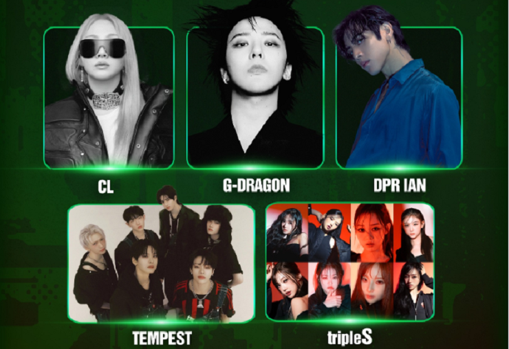 Đại nhạc hội quy tụ loạt nghệ sĩ hàng đầu K-pop như G-Dragon, CL.