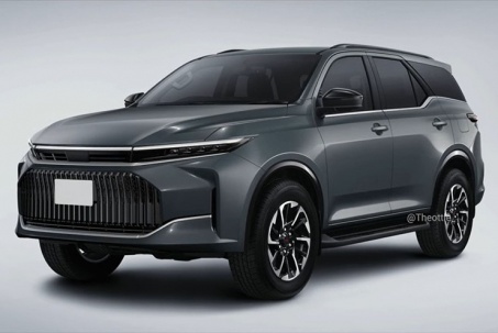 Xem trước ảnh phác thảo của dòng xe Toyota Fortuner mới