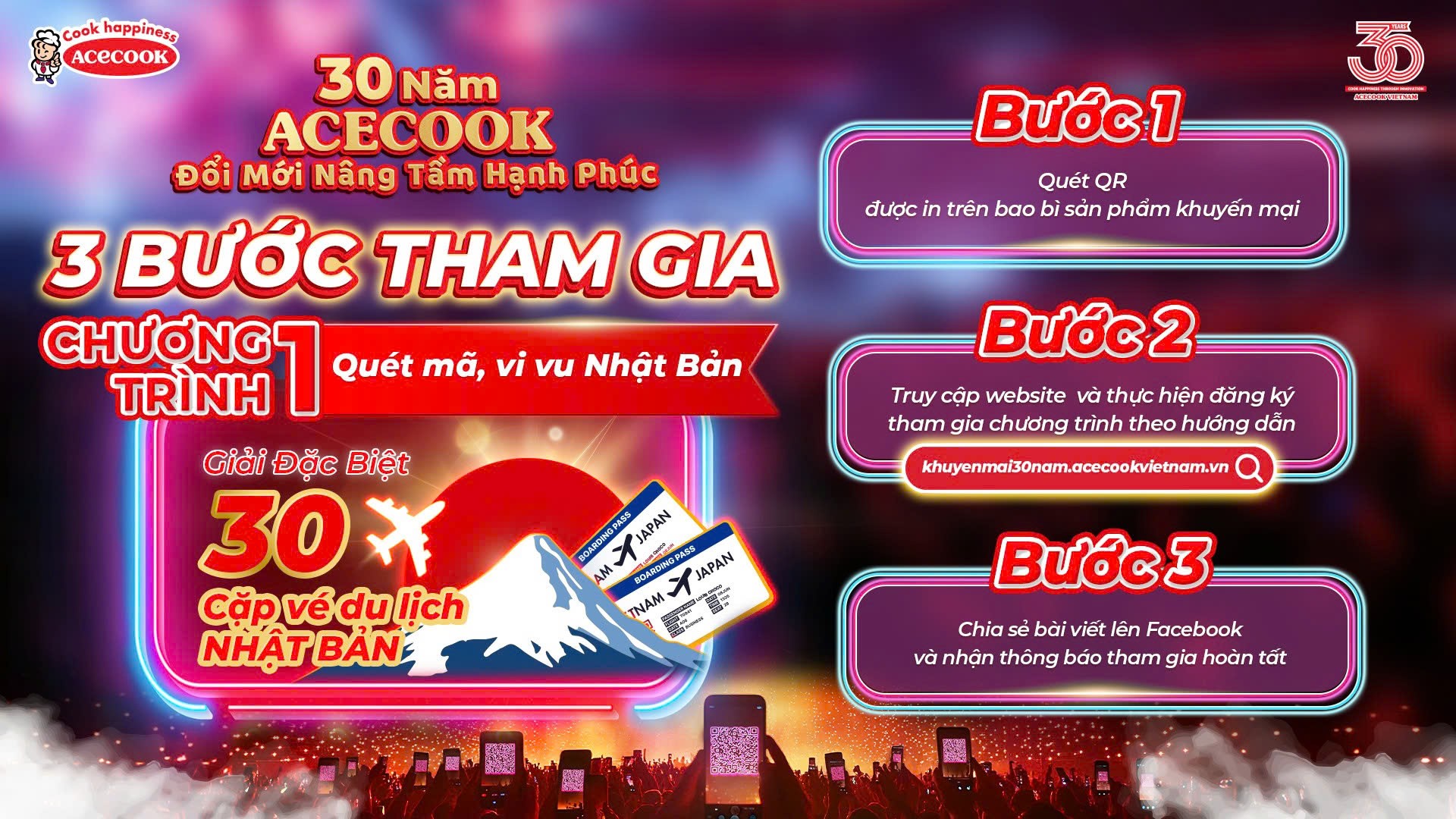 3 bước tới xứ Phù Tang cùng chương trình “Quét mã, vi vu Nhật Bản”