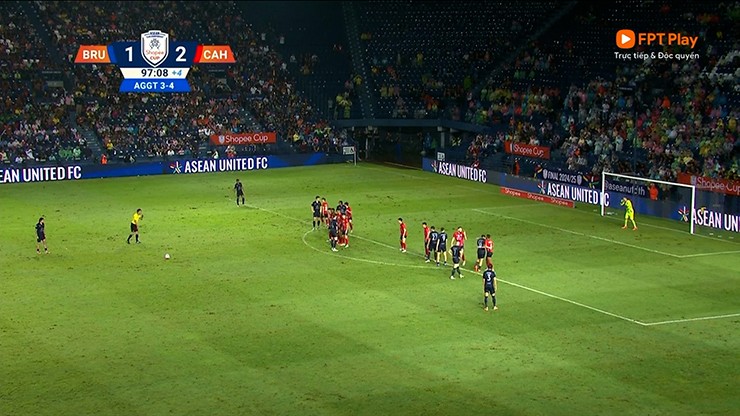 Hiệp phụ hiệp 2 kéo dài tới phút 90+7 tạo cơ hội cho Buriram gỡ hoà 2-2