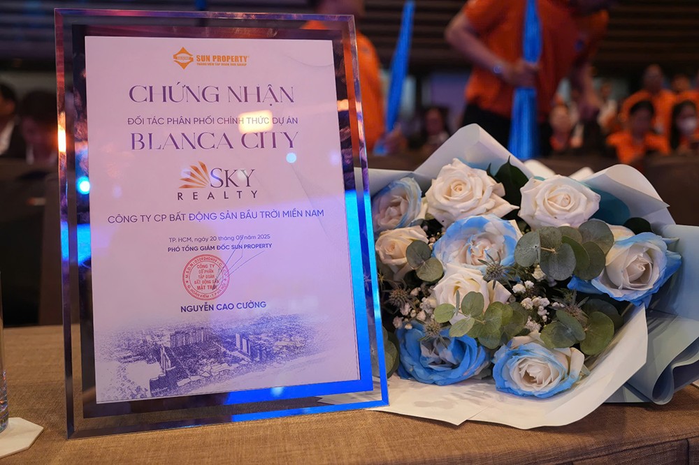 Sky Realty chính thức trở thành đại lý F1 phân phối Blanca City by Sun Group
