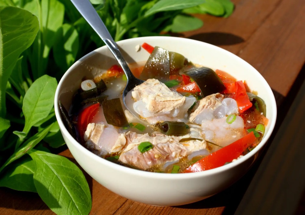 Canh rong biển rất tốt cho sức khoẻ.