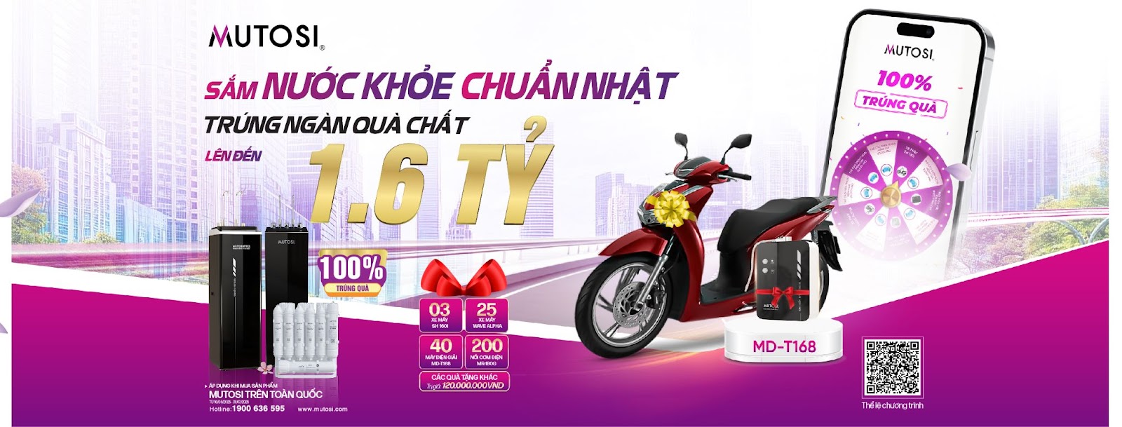 Thể lệ chương trình khuyến mãi “Sắm nước khỏe chuẩn Nhật - Trúng ngàn quà chất”