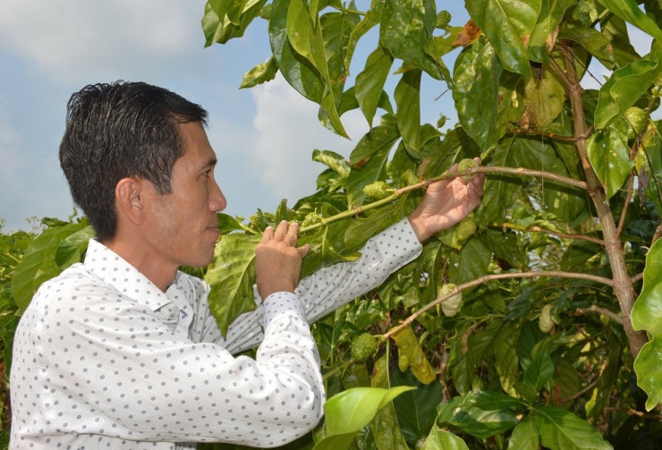 Anh Chương về quê khởi nghiệp sau nhiều năm gắn bó tại TPHCM. Ảnh: T.T