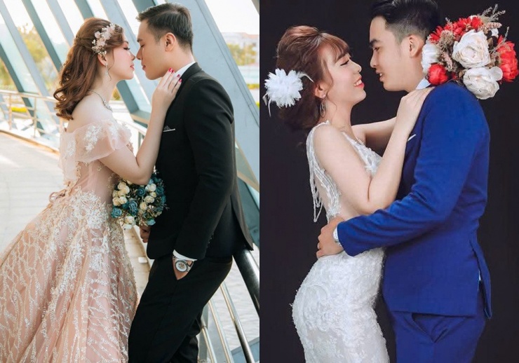 Vợ chồng Hoàng My-Yến Linh (bên trái) và vợ chồng Thảo My-Khánh Linh