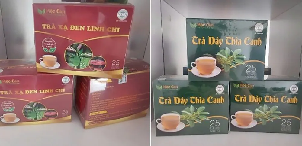 Nhiều sản phẩm được thổi phồng công dụng. Ảnh CA Cung cấp