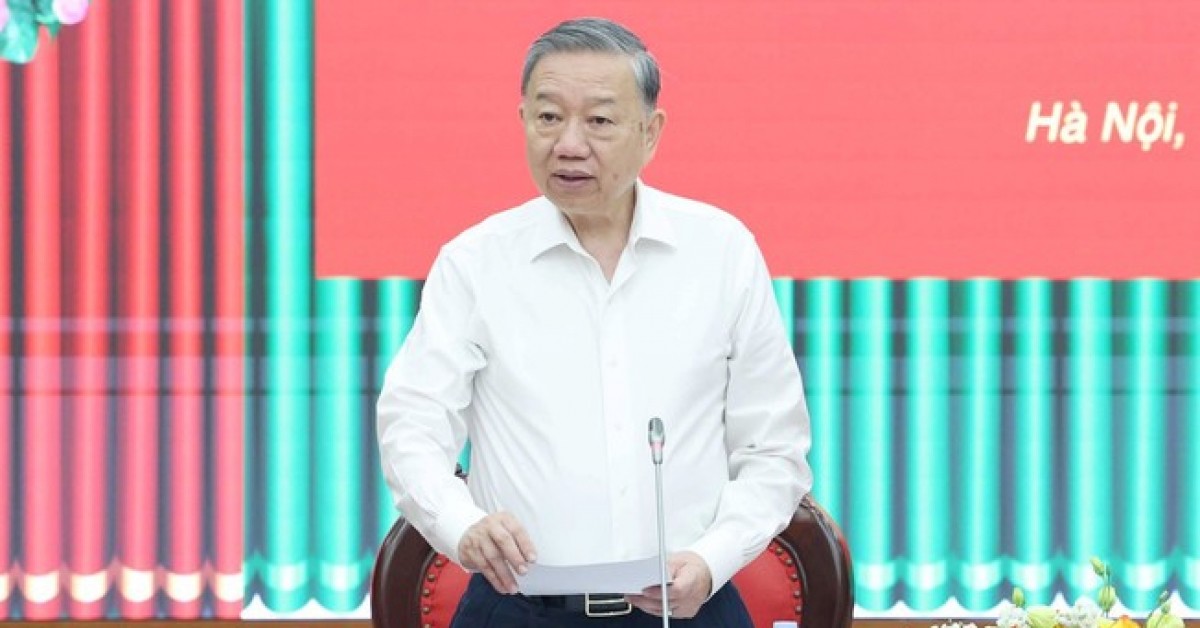Tổng Bí thư Tô Lâm chủ trì làm việc với Ủy ban ...