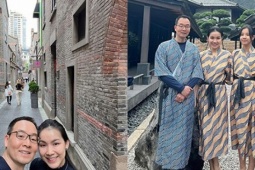 Chiều cao  ' khủng '  của 2 con Hoa hậu Thùy Lâm, bí quyết nằm ở một chi tiết
