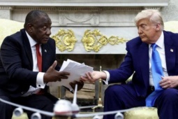 Cách Tổng thống Nam Phi ứng phó khi bị ông Trump chất vấn ở Nhà Trắng
