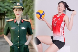 Sắc đẹp vạn người mê của dàn Hoa khôi bóng chuyền áo lính